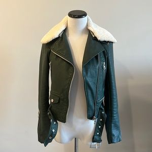 Beautiful faux leather Zara jacket